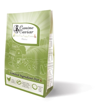 Canine Caviar Grain Free Puppy Alkaline Holistic Entree F58 44 pound 8 Bags Per Bale 902517